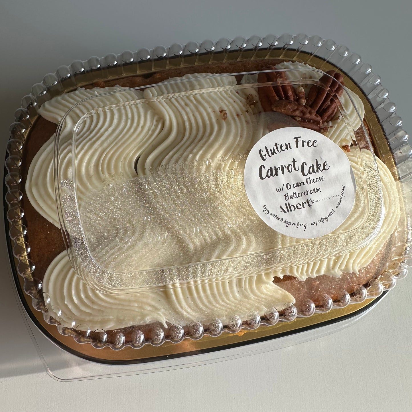Carrot Cake with Cream Cheese Vanilla Bean Icing