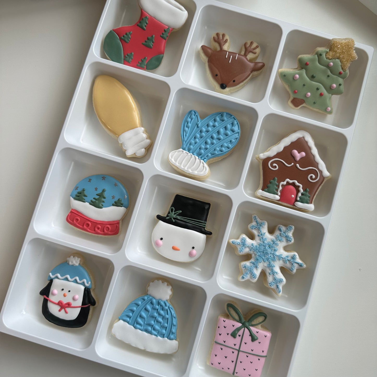 🎄 12 Days of Sugar Cookie Advent Calendar (Pre-Sale)