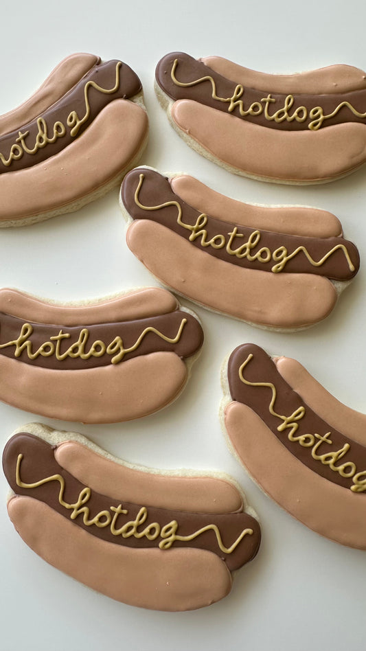 Hotdog Sugar Cookie (3/$20)