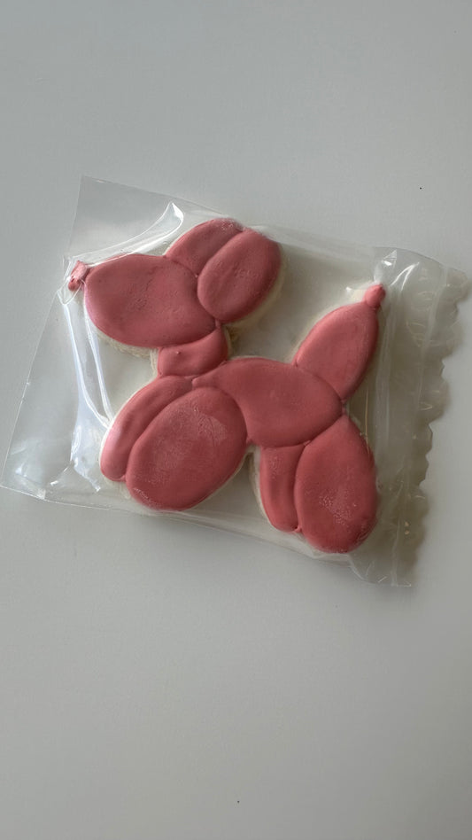 Medium Decorated Sugar Cookie (Frozen) Balloon Animal Dog